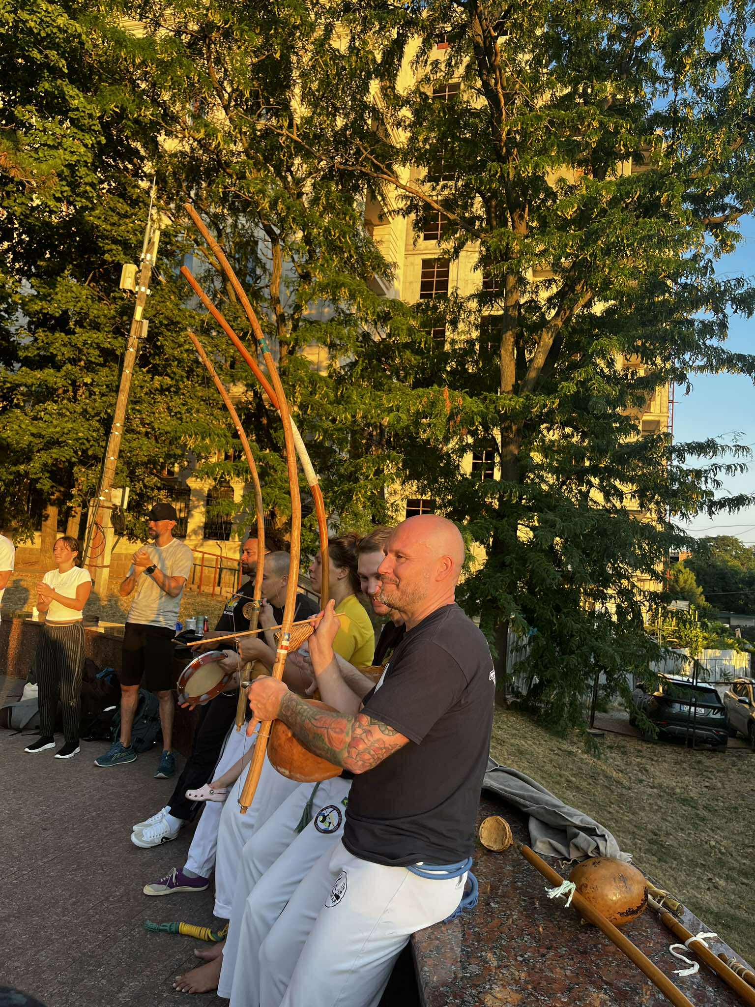 Sergiu Melnic la berimbau